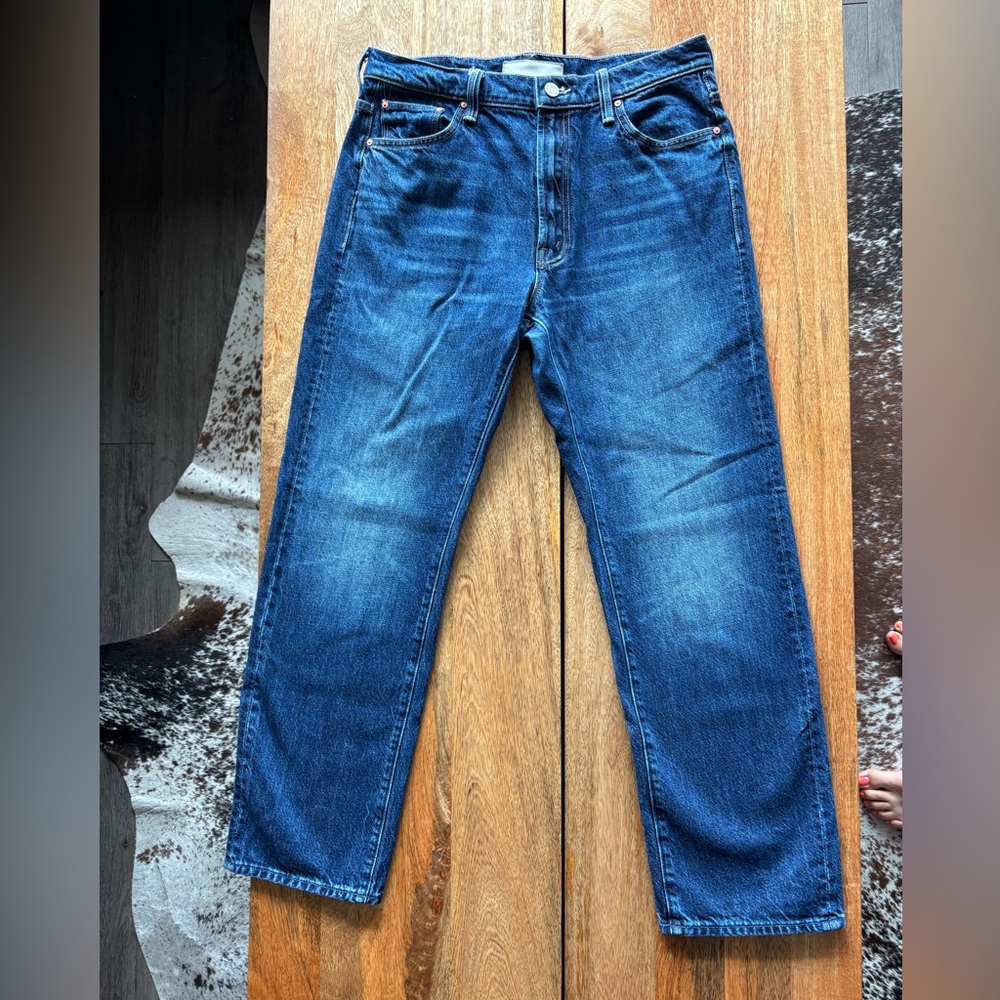 Mother The Ditcher Zip Flood Jeans